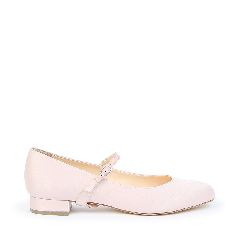 Rose Satin Twiggy Strap | Removable strap for customizable ballet flats - Alterre