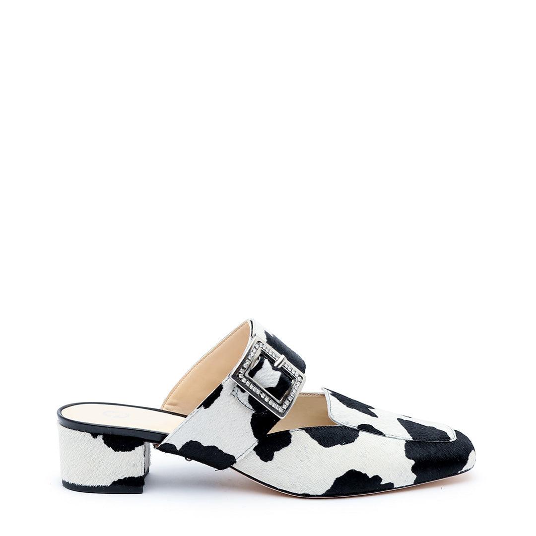 Grace in Cow Print Custom Shoe Straps | Alterre versatile 40 shoes in one