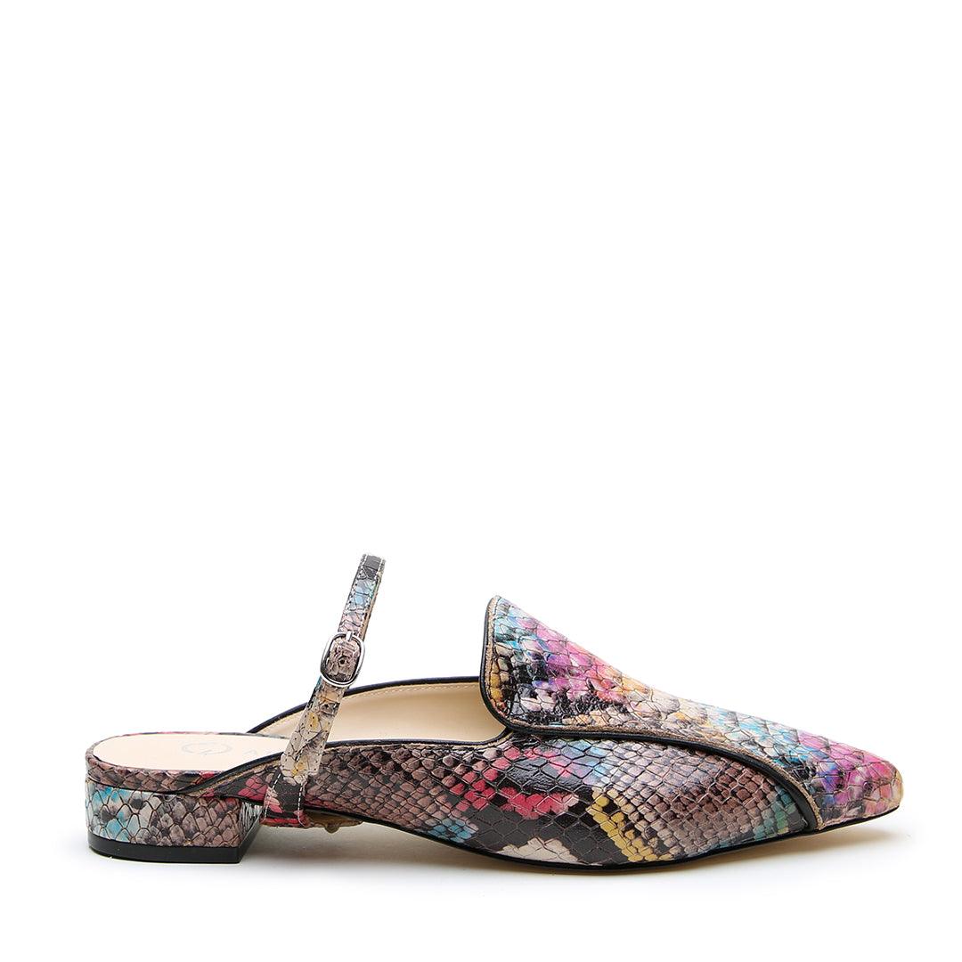 Painted Snake Pointed Loafer + Twiggy Strap