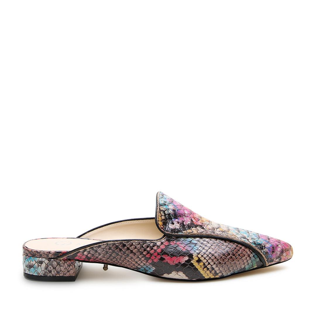 Painted Snake Pointed Loafer