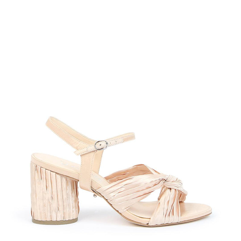 Nude Satin Jackie Strap | Detachable Strap - Alterre - Sustainable Shoes & Interchangeable Footwear