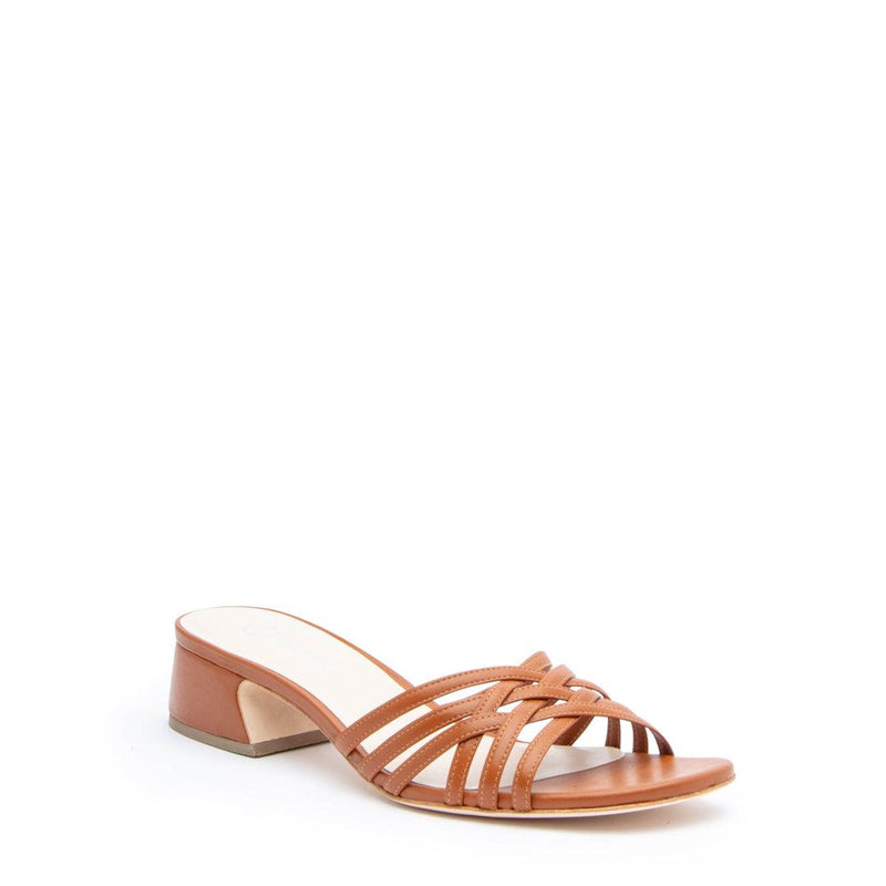 Cognac Bell Sandal Custom Sandals | Alterre Make A Shoe - Sustainable Shoes & Ethical Footwear