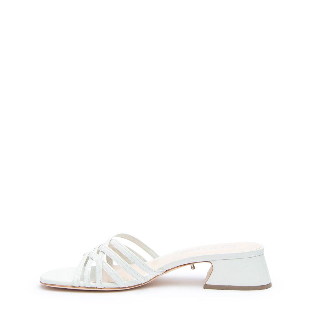 White Bell Sandal Shoes with Interchangeable Bases | Alterre Build Your Own Shoe - Sustainable Shoe Company & Ethical Footwear Brand