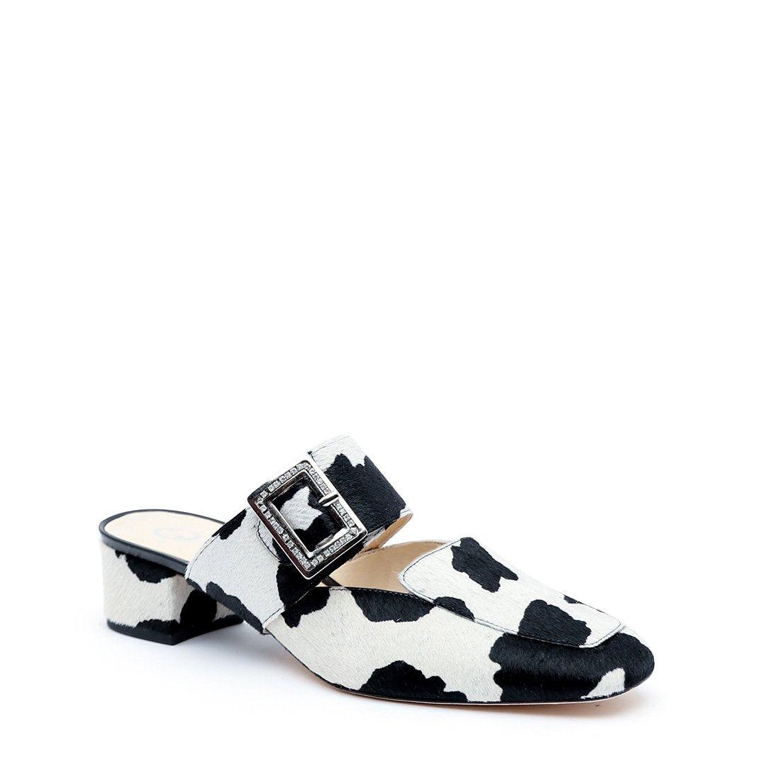Cow Print Custom Loafer + Grace Strap | Alterre Make A Shoe - Sustainable Footwear & Ethical Shoes