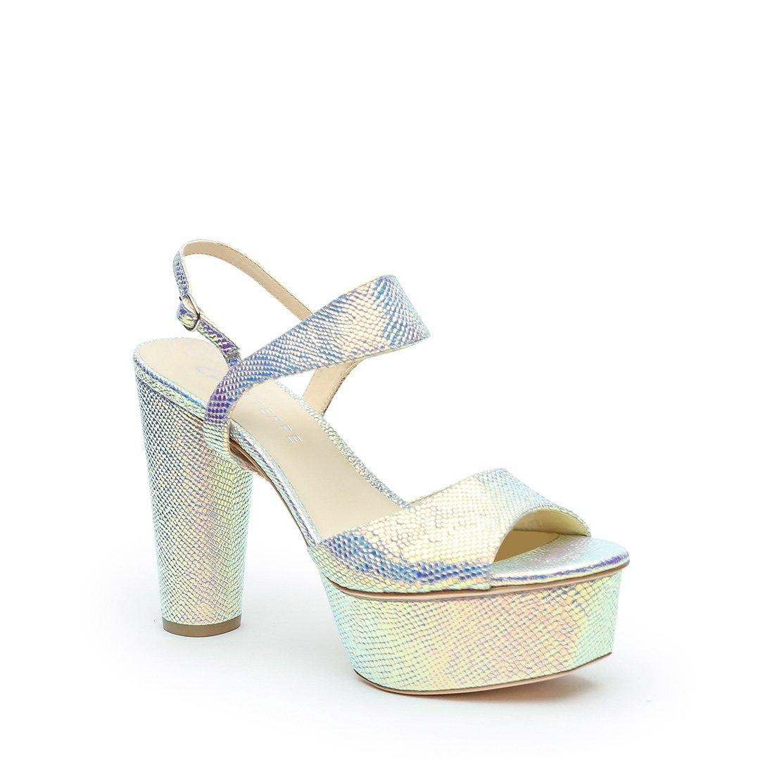 Opal Snake Platforms + Elsie Customizable Strap | Alterre Make A High Heel - Sustainable Shoes & Ethical Footwear