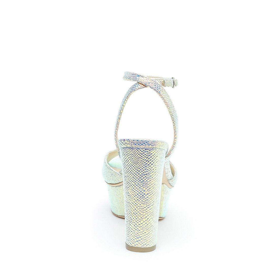 Opal Snake Platforms + Marilyn Customizable Strap | Alterre Create Your Own High Heel - Sustainable Footwear Brand & Ethical Shoe Company