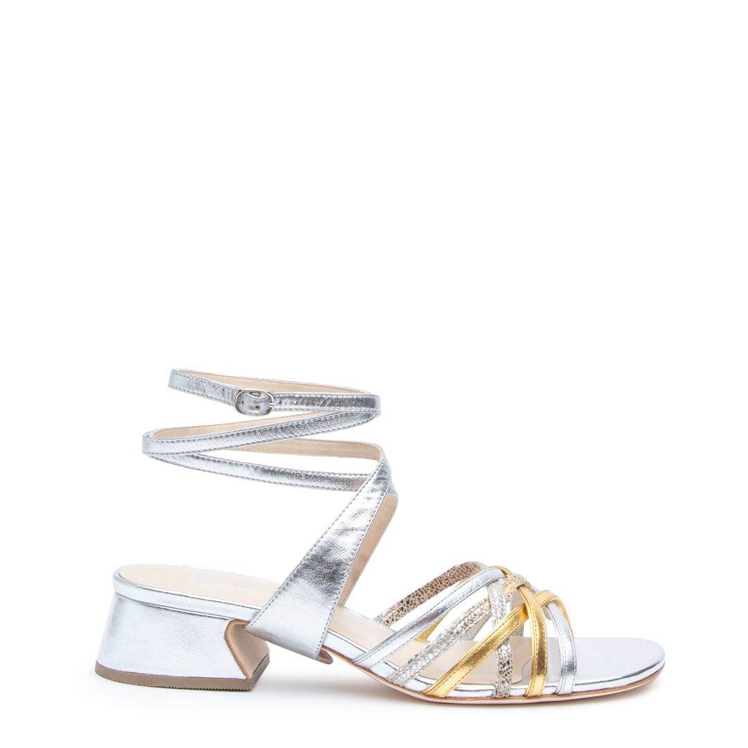 Silver Bell Sandal + Tomoe Customized Sandals | Alterre Interchangeable Sandals - Sustainable Footwear & Ethical Shoes