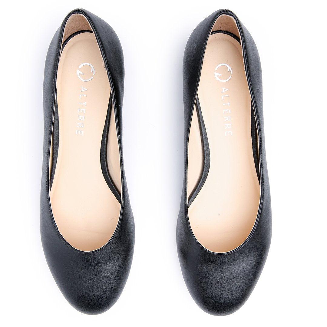 Black Ballet Flat | Alterre Customized Shoes - Women's Ethical Ballet Flats, Sustainable Footwear

