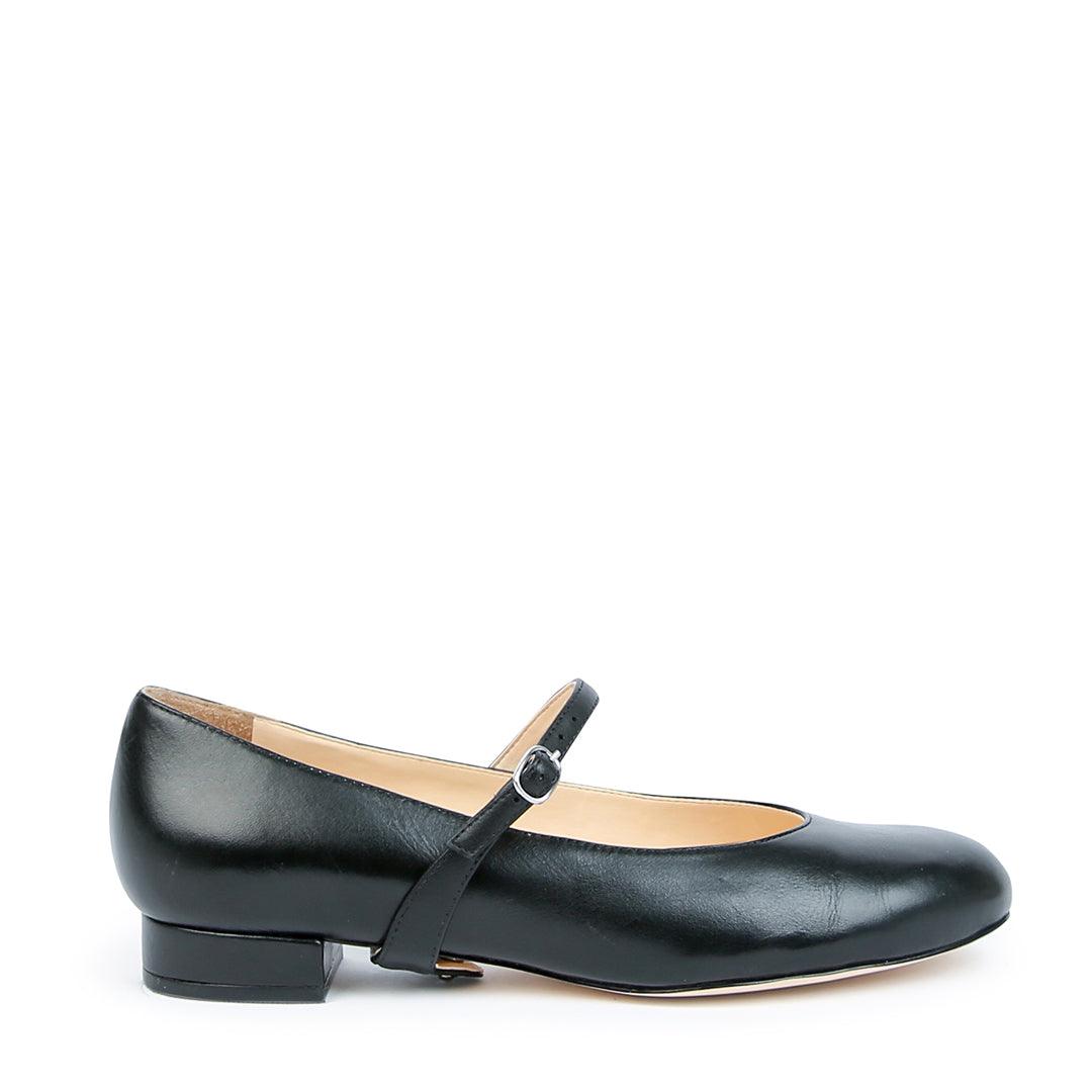 Black Customizable Ballet Flat + Twiggy Strap | Alterre Interchangeable Shoes - Sustainable Footwear & Ethical Shoes