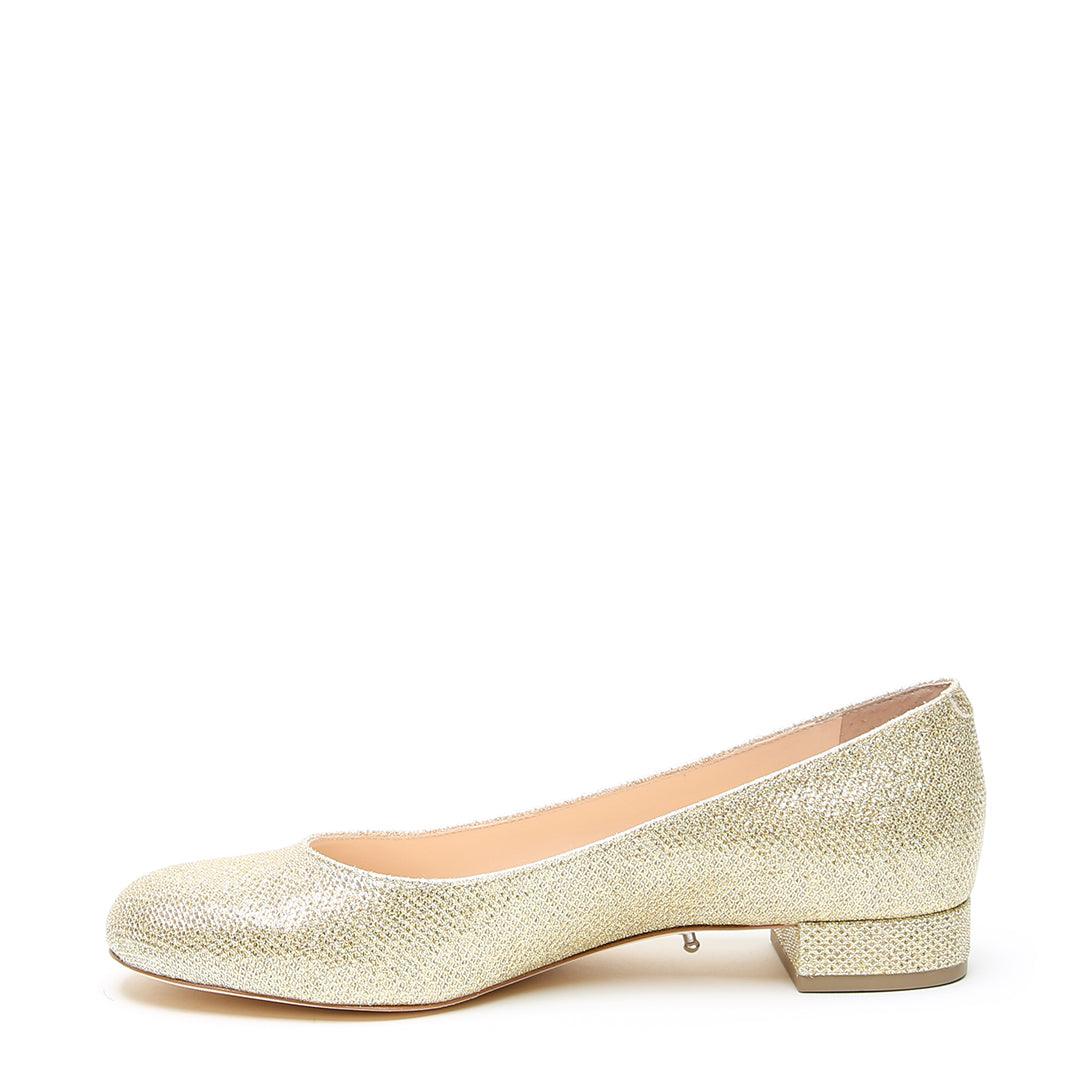 Gold Glitter Ballet Flat Personalized Shoe Bases | Alterre Create Your Own Shoe - Sustainable Shoe Brand & Ethical Footwear Company
