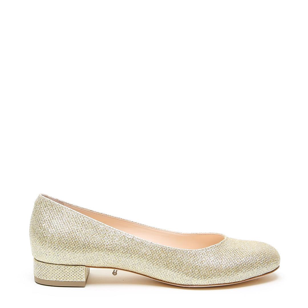 Gold Glitter Ballet Flat Customized Shoe Bases | Alterre Interchangeable Shoes - Sustainable Footwear & Ethical Shoes