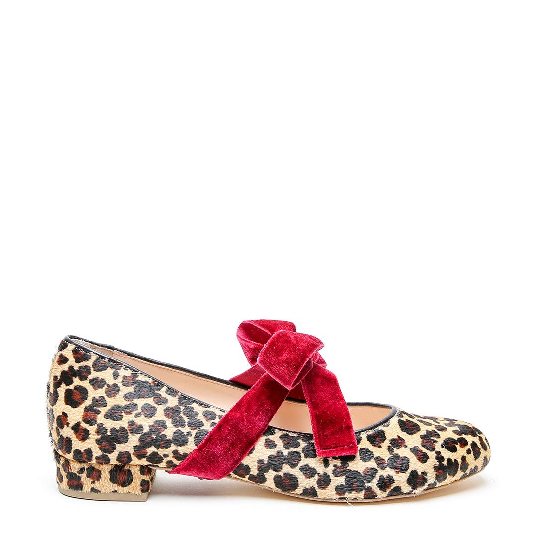 Leopard Customized Ballet Flat + Marie Strap | Alterre Interchangeable Shoes - Sustainable Footwear & Ethical Shoes