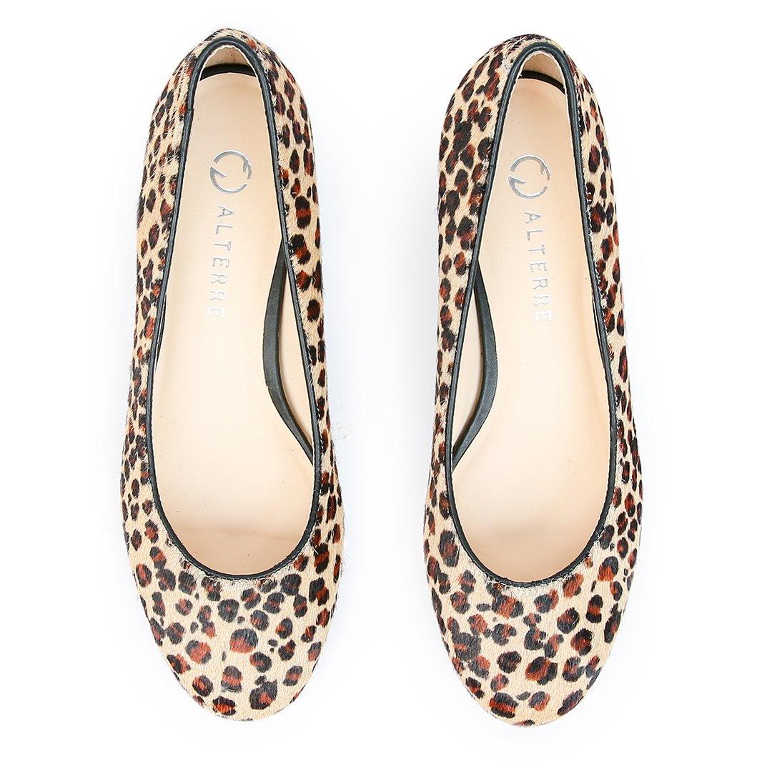 Leopard Ballet Flat | Alterre Customized Shoes - Women's Ethical Ballet Flats, Sustainable Footwear

