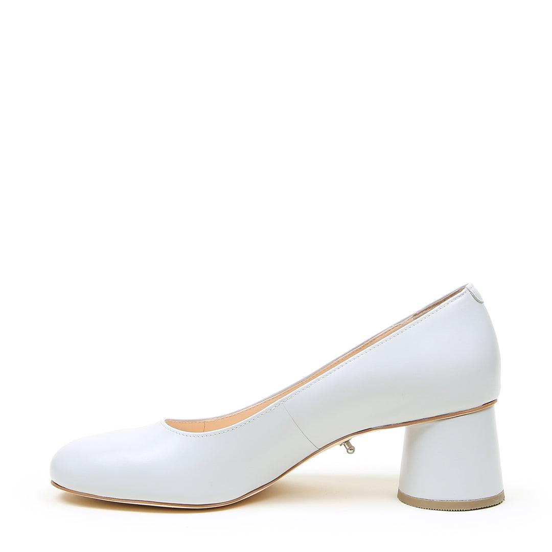 Cloud Grey Ballet Pump | Alterre customizable womens shoes with removable shoe straps