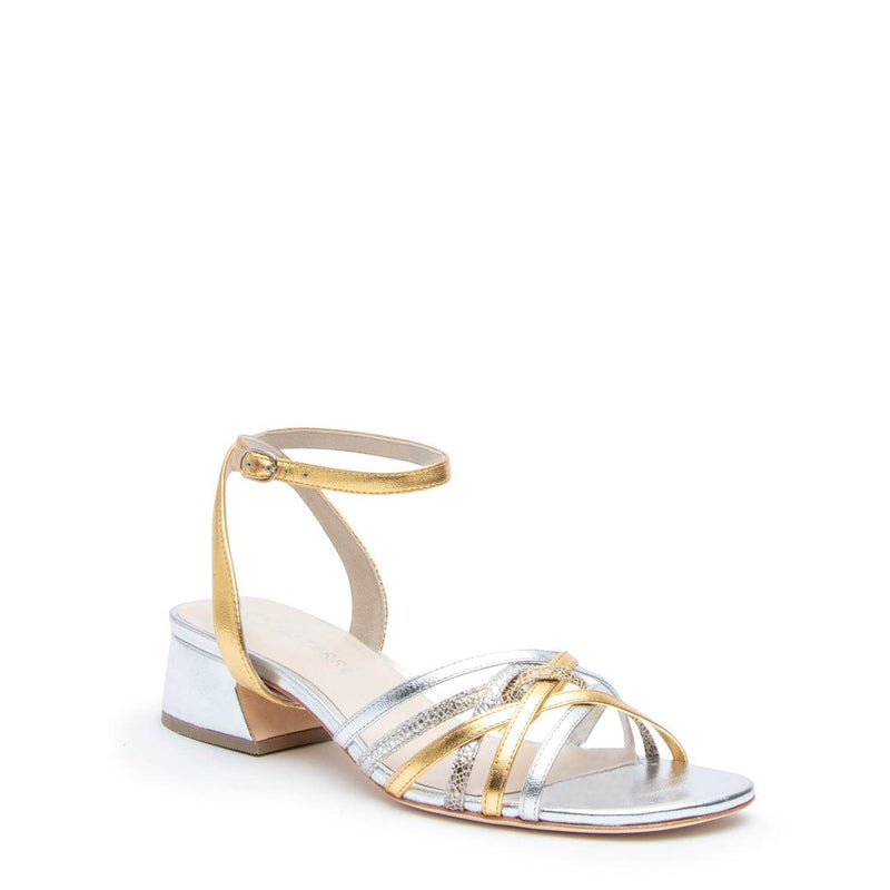 Silver Bell Sandal + Gold Marilyn Customized Sandals | Alterre Interchangeable Sandals - Sustainable Footwear & Ethical Shoes