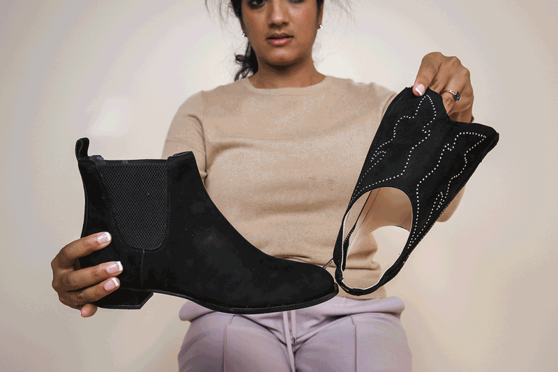 Ladies black suede chelsea 2025 boots