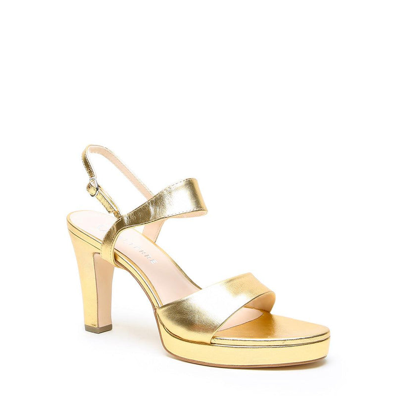 Customizable Gold Lo Platform + Elsie | Alterre Make A Shoe - Sustainable Shoes & Ethical Footwear