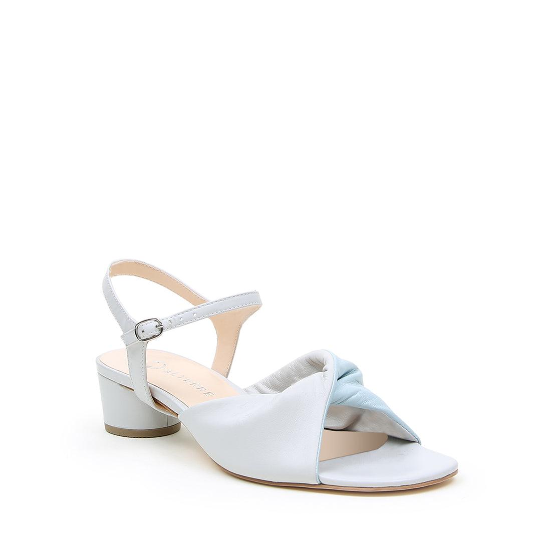 Cloud Grey Lo Twist Sandal + Jackie | Alterre Create Your Own Shoe - Sustainable Shoe Brand & Ethical Footwear Company