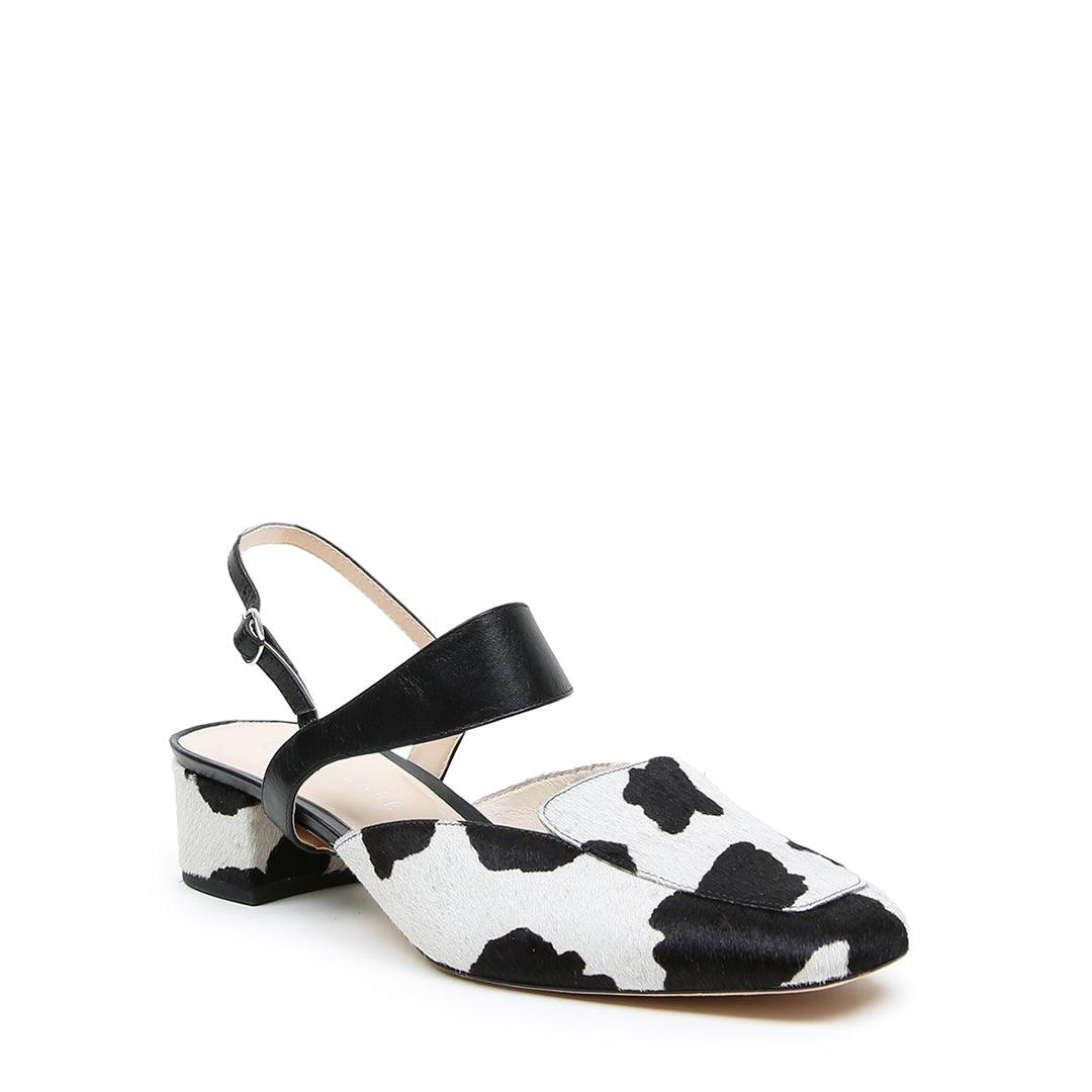 Cow Loafer + Black Elsie | Alterre Customizable Shoes - Women's Ethical Shoe Brand, Eco-friendly footwear