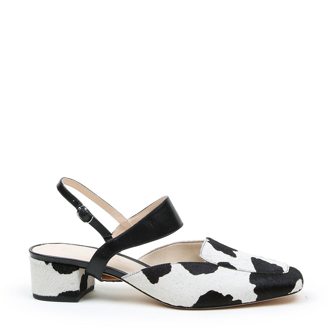 Cow Loafer + Black Elsie | Alterre Make A Shoe - Sustainable Shoes & Ethical Footwear