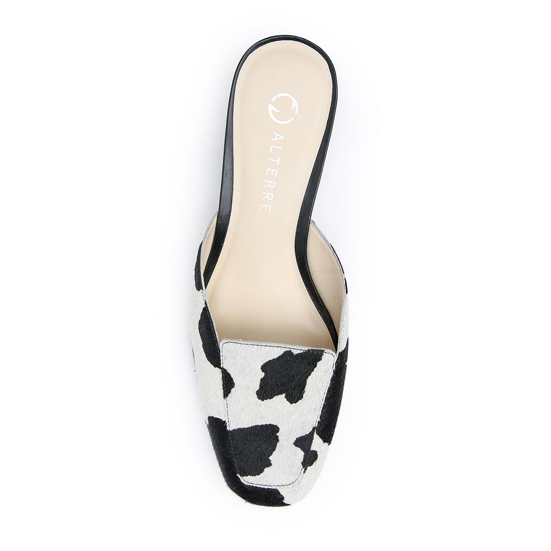 Cow Loafer | Alterre Sustainable Leather Slides - Ethical Footwear for Women
