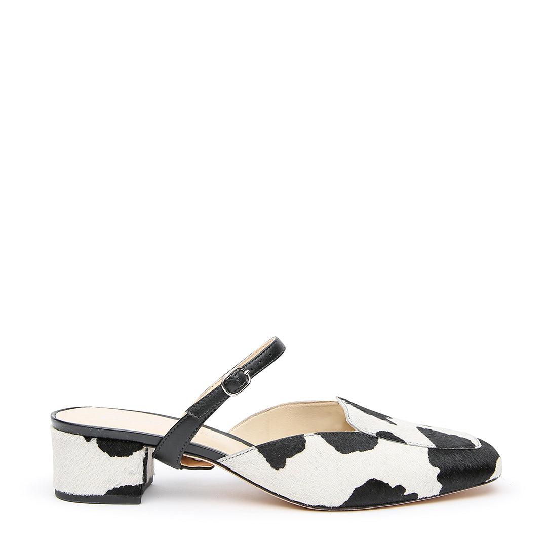 Cow Customizable Loafer + Black Twiggy Strap | Alterre Interchangeable Shoes - Sustainable Footwear & Ethical Shoes