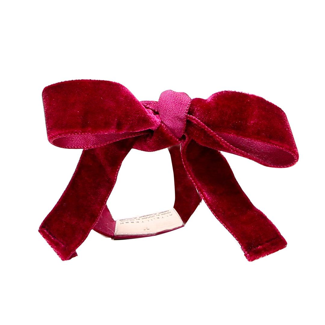 Marie Strap in Red Velvet| Alterre Interchangeable Straps - Customizable Footwear & Ethical Shoes