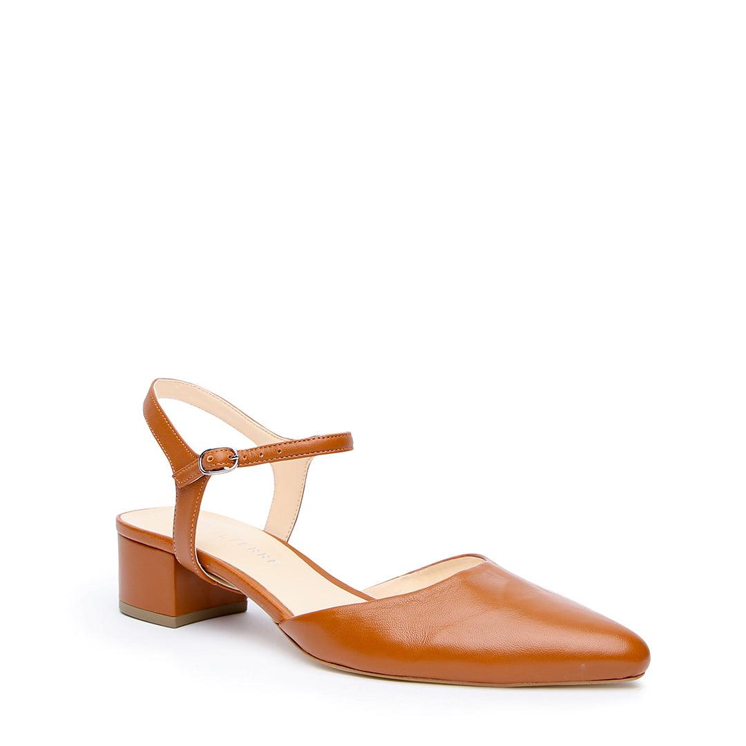 Cognac Slide + Jackie Interchangeable Slides | Alterre Customizable Slides - Ethical Footwear & Sustainable Shoes