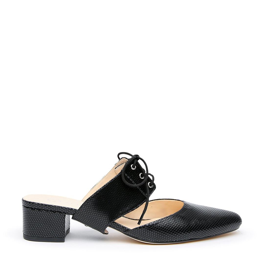 Rattlesnake Black Slide + Tilda Customized Slides | Alterre Interchangeable Slippers - Sustainable Footwear & Ethical Shoes