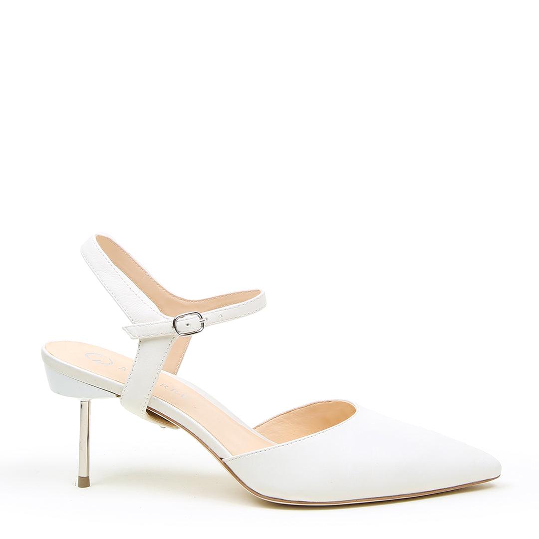 White Stiletto + Jackie | Alterre Make A Shoe - Sustainable Shoes & Ethical Footwear
