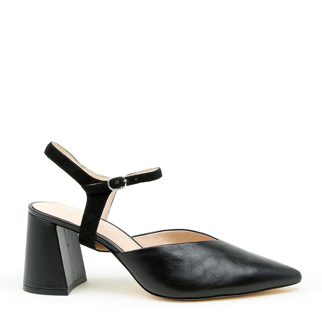 Black V Mule + Black Suede Jackie | Alterre Make A Shoe - Sustainable Shoes & Ethical Footwear