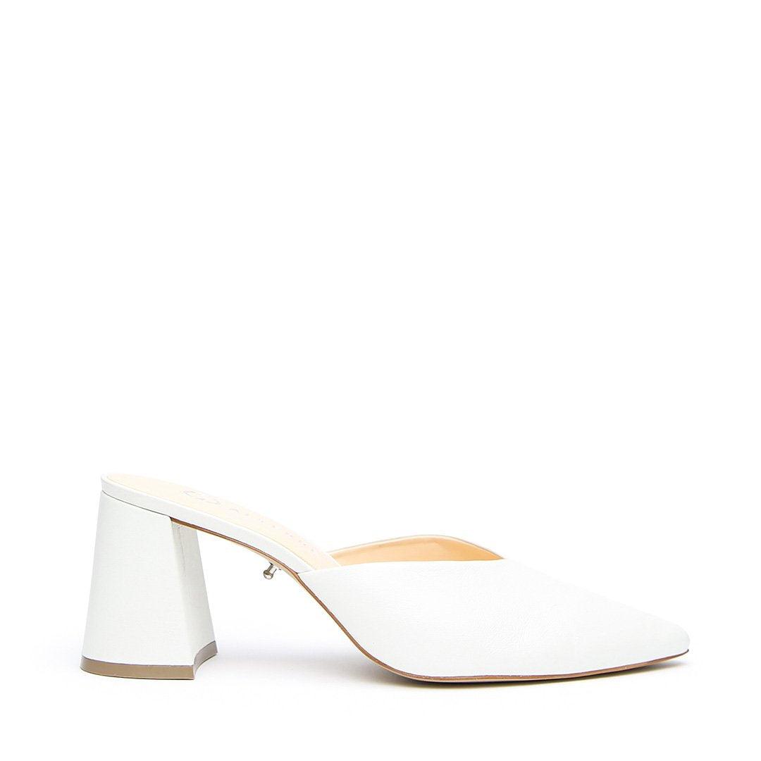 White V Customizable Mules  | Alterre Interchangeable Mule - Sustainable Footwear & Ethical Shoes