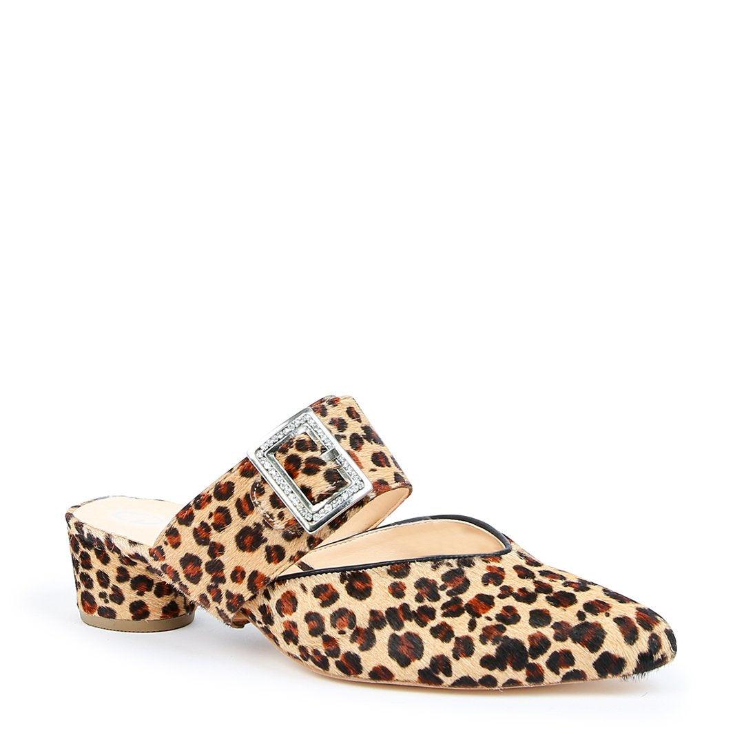 Customizable Leopard Slide + Grace Strap | Alterre Make A Shoe - Sustainable Shoes & Ethical Footwear
